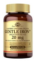 SOLGAR Gentle Iron  żelazo 20 mg 90 kapsułek