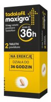 Tadalafil Maxigra, 10 mg, dla mężczyzn, 2 tabletki