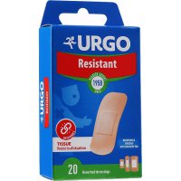 URGO Resistant, Zestaw plastrów pakowanych pojedynczo 20szt.