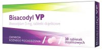 Bisacodyl VP, 5 mg, lek, na, zaparcia róznego pochodzenia, 30tabletek