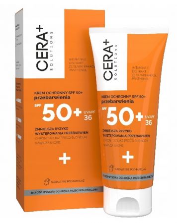 CERA +, Solutions, Krem SPF 50+, przebarwienia