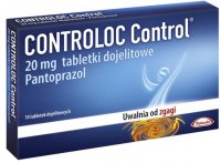 Controloc Control, 20mg, Pantoprazol, zgaga, 14tabletek powlekanych @