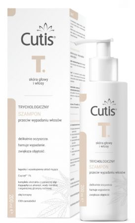 Cutis T, Trychologiczny szampon przeciw wypadaniu włosów, 200 ml