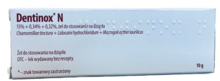 Dentinox N żel na ząbkowanie, 10 g Import