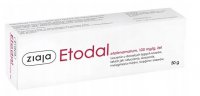 Etodal, żel, 100mg, stłuczenia, skręcenia, naciągnięcia, mięśni, ścięgień, stawów, 50g