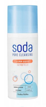 Holika Holika Soda Pore Tok Tok O2 Bubble Mask, Maseczka z sodą oczyszczoną, 100 ml