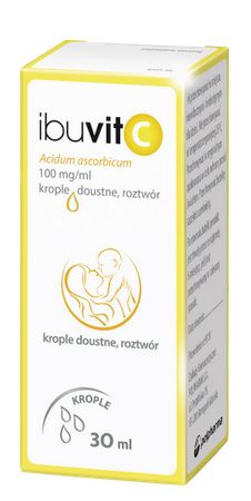 Ibuvit C, 100 mg/ml, krople doustne, 30 ml