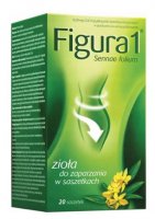 Figura 1 z senesem, zioła do zaparzenia, 20 saszetek