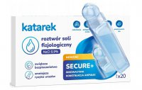 Katarek Secure+ Sól fizjologiczna 20 ampułek po 5ml