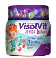 Visolvit Junior Żelki, zestaw witamin, 50 żelek