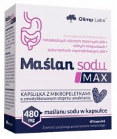 Olimp, Maślan Sodu Max, 60 kapsułek