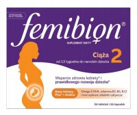 Femibion 2 Ciąża od 13 tygodnia, 56 tabletek + 56 kapsułek