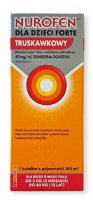Nurofen dla dzieci Forte truskawkowy 40 mg/ ml, zawiesina doustna,150 ml InPharm