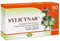 Sylicynar, lek na wątrobę, 60tabletek powlekanych
