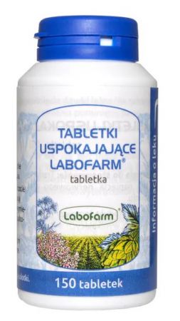 Labofarm, Tabletki uspokajające, napięcie nerwowe, bezsenność, stres,150 tabl