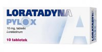 Loratadyna Pylox 10mg, alergia, 10tabletek