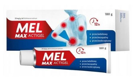 Mel Max Actigel, żel 20 mg/g 180 g