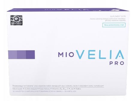 Miovelia Pro, smak pomarańczowy, 30 saszetek + 30 kapsułek