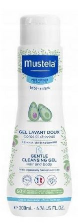 Mustela Bebe Enfant, delikatny żel do mycia ciała i głowy, od urodzenia, 200 ml