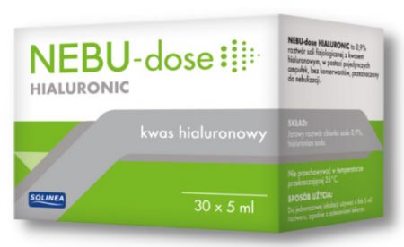 Nebu-Dose hialuronic, roztwór izotoniczny, 30 ampułek