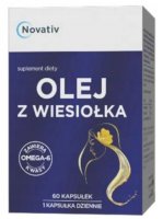 Novativ Olej z wiesiołka x 60 kapsułek