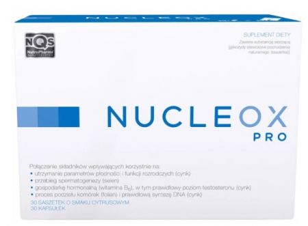 Nucleox Pro, smak cytrusowy, 30 saszetek + 30 kapsułek
