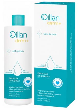 Oillan derm+ Emulsja do kąpieli 400 ml