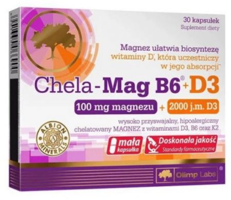 Olimp Chela-Mag B6+D3 kaps. 30 kaps.