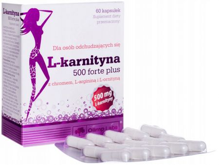 Olimp L-Karnityna 500 Forte Plus 60 kapsułek