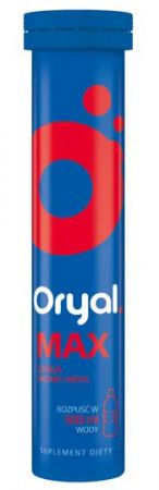 Oryal Max elektrolity 15 tabletek musujących
