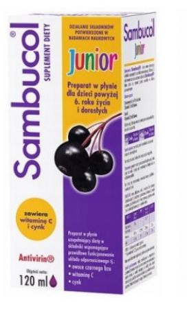 Sambucol Junior płyn,  120 ml