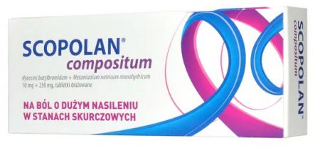 Scopolan compositum rozkurczowy x 10 drażetek
