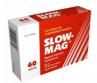 Slow-Mag, 64 mg Mg2+, 60 tabletek dojelitowych