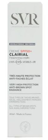 SVR CLAIRIAL CREME SPF50+ krem przeciw przebarwieniom 40 ml