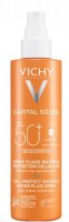 Vichy Capital Soleil Cell Protect, spray ochronny do twarzy i ciała, SPF50+, 200 ml
