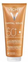 Vichy Capital Soleil, Mleczko ochronne do twarzy i ciała, SPF 50+, 300 ml